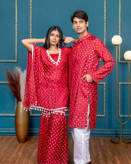 OG BANDHANI RED COUPLE