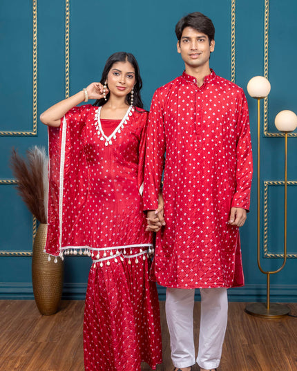 OG BANDHANI RED COUPLE