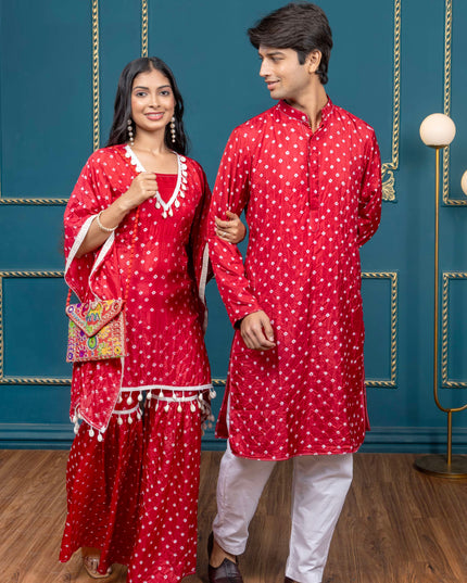 OG BANDHANI RED COUPLE