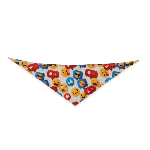 Buy Emoji Bandana for Pets Online Pets Bandana 15buttons 15 BUTTONS