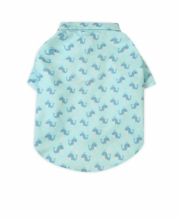 Baby Whale Dog Shirt