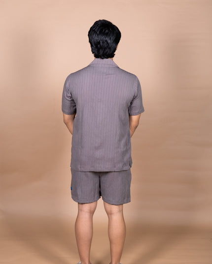 Grey Crinkle Co-ord