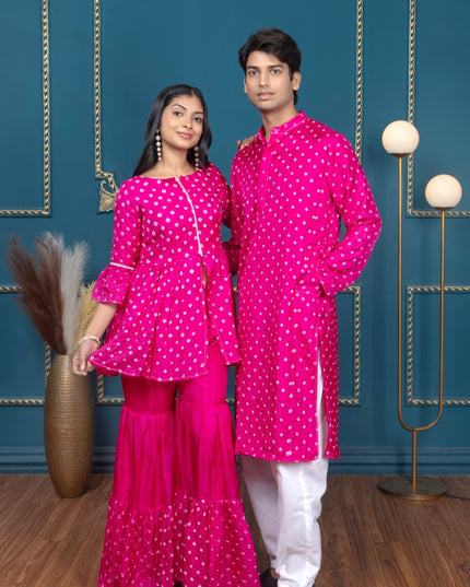 OG BANDHANI PINK COUPLE