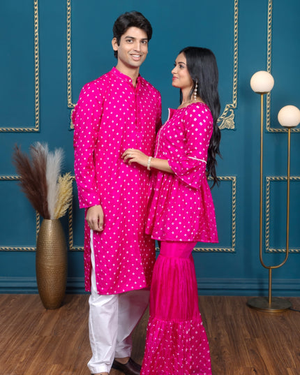 OG BANDHANI PINK COUPLE