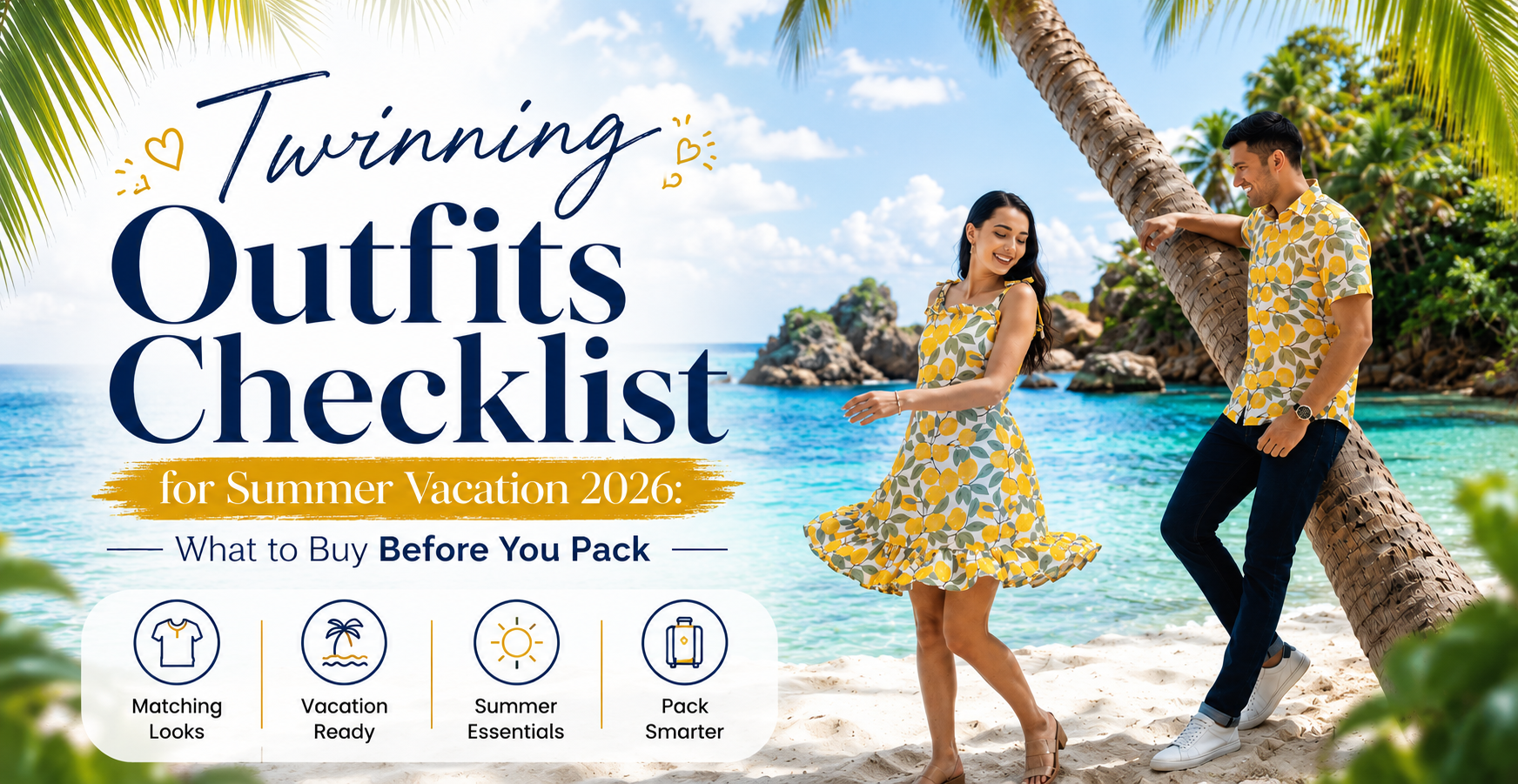 Twinning Outfits Checklist for Summer Vacation 2026: What to Buy at 15 Buttons Before You Pack