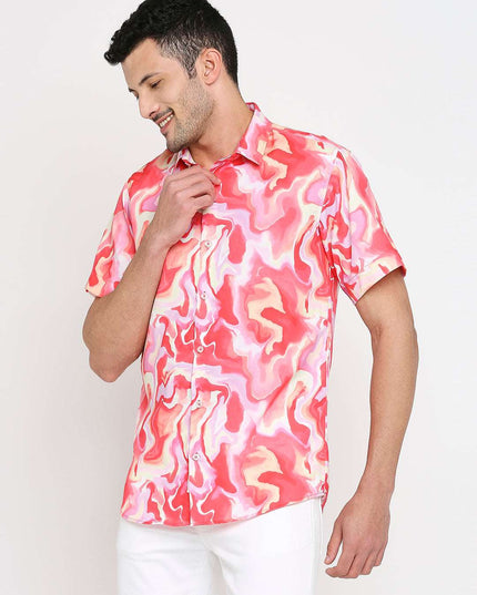Pink Fluid Art Shirt