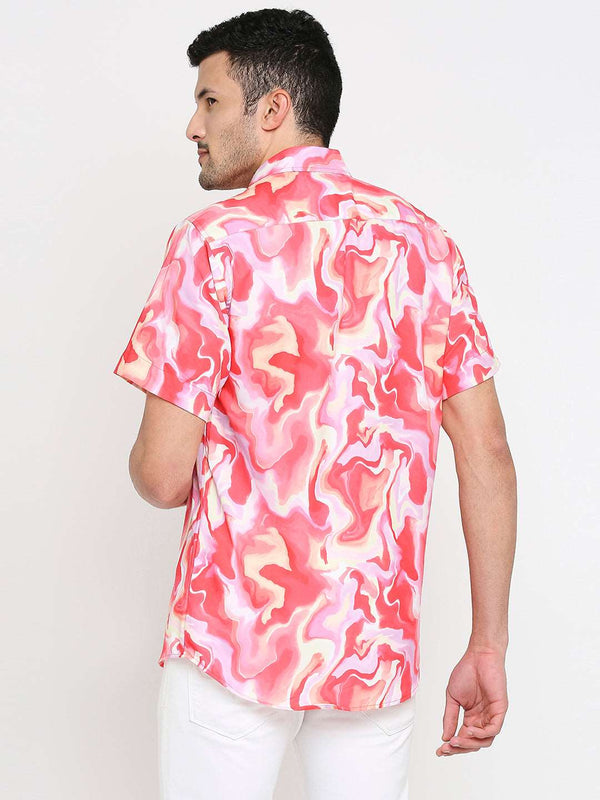 Pink Fluid Art Shirt