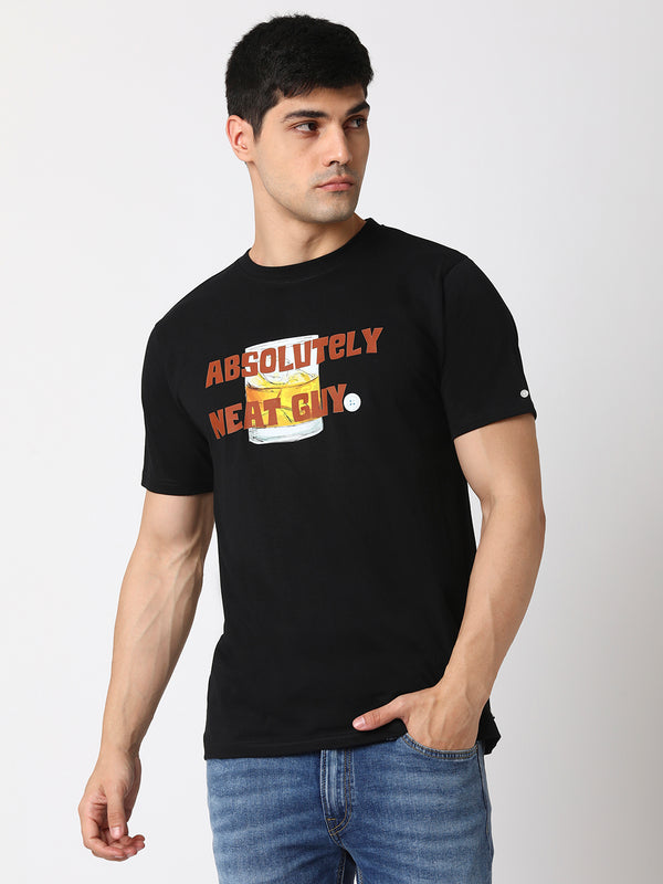 Absolute Neat Guy Men Round Neck T-shirt