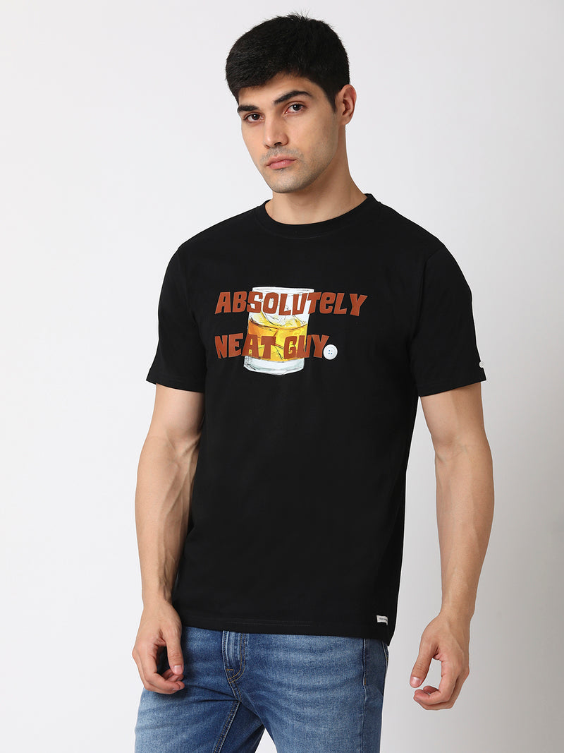 Absolute Neat Guy Men Round Neck T-shirt