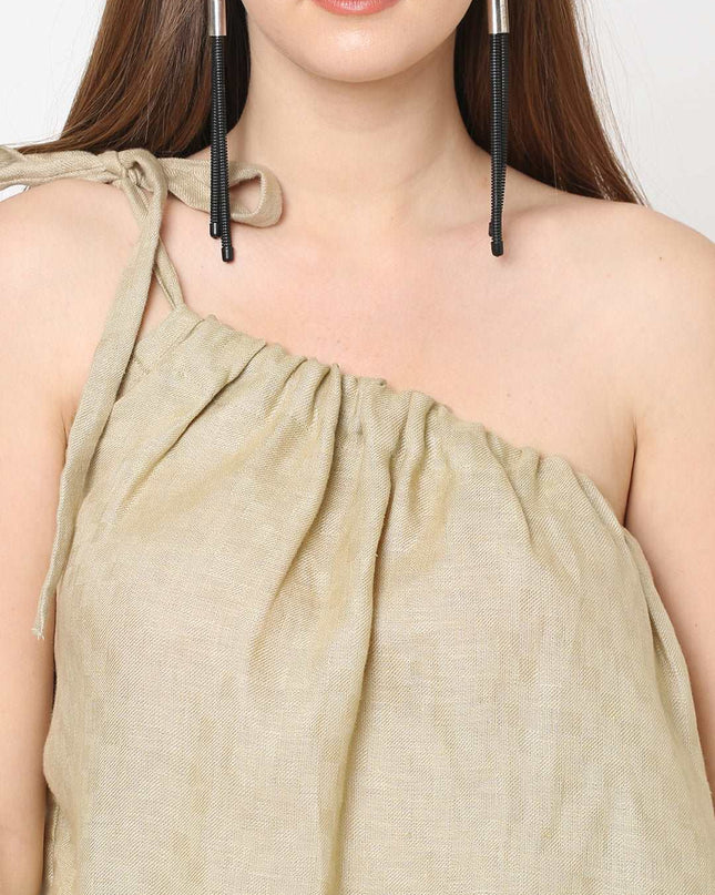 Linen One Shoulder