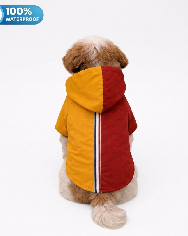 15 Furries Urban Colorblock Dog Raincoat (100 % Waterproof)