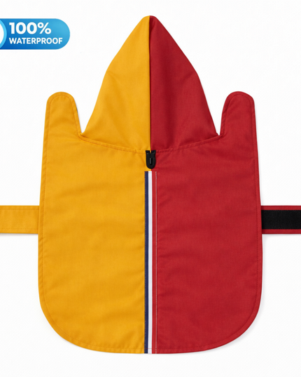 15 Furries Urban Colorblock Dog Raincoat (100 % Waterproof)