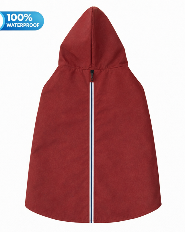 15 Furries Urban Red Dog Raincoat (100 % Waterproof)
