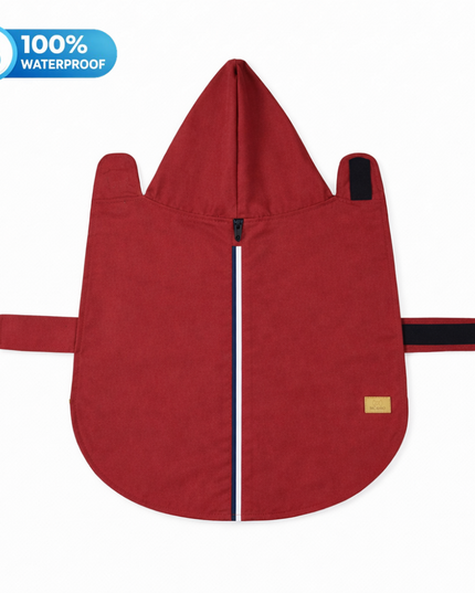 15 Furries Urban Red Dog Raincoat (100 % Waterproof)