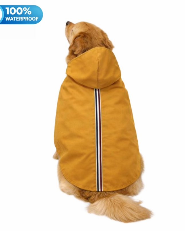 15 Furries Urban Yellow Dog Raincoat (100 % Waterproof)