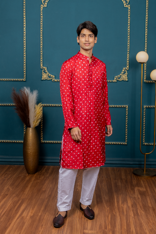OG RED BANDHANI MEN