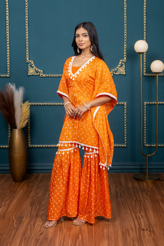 OG ORANGE  BANDHANI WOMEN