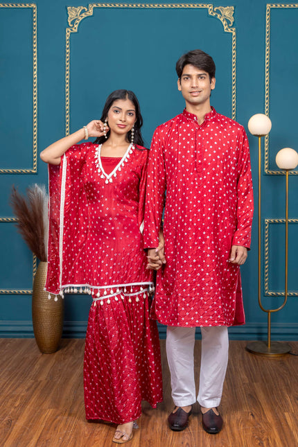 OG BANDHANI RED COUPLE