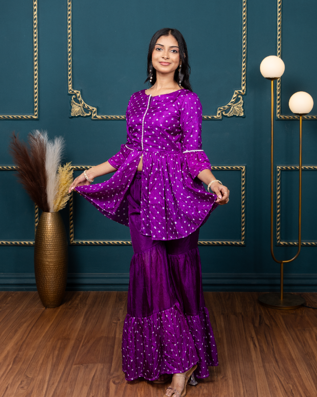 OG PURPLE BANDHANI WOMEN