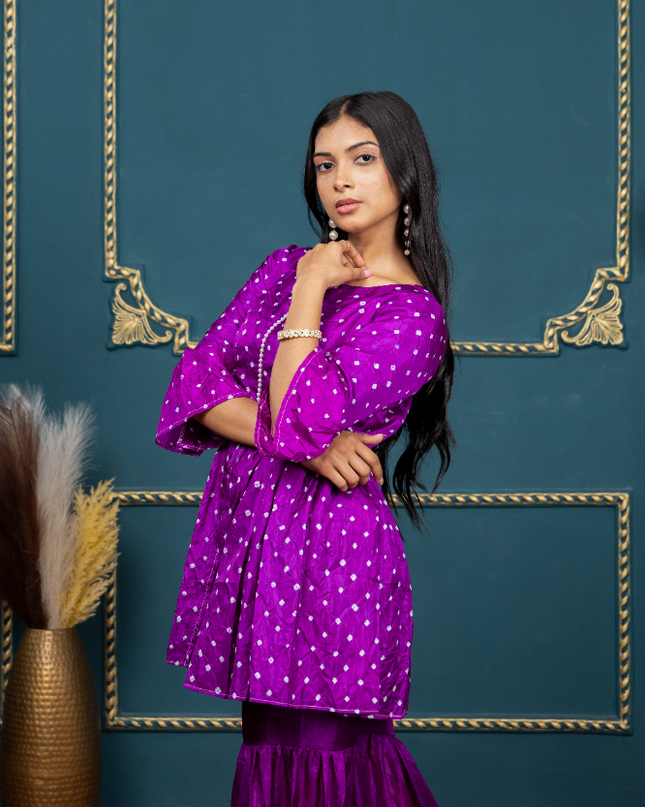 OG PURPLE BANDHANI WOMEN