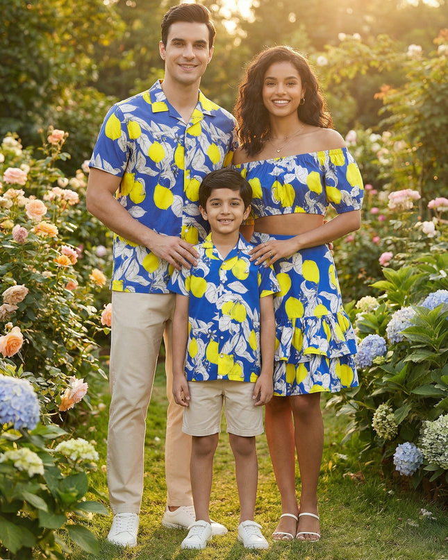 Santorini Couple and Son