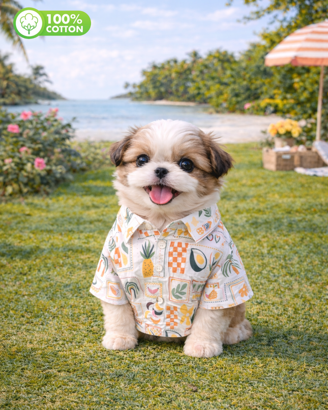 Fruits Tropical Cotton Dog Shirt