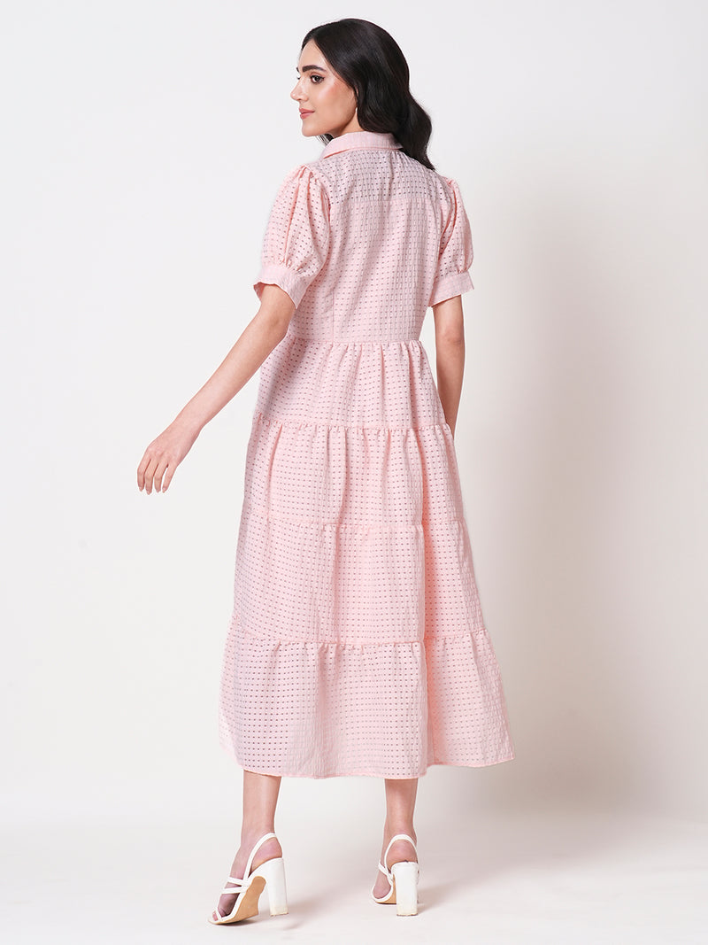 SOFT PINK CHECKERS