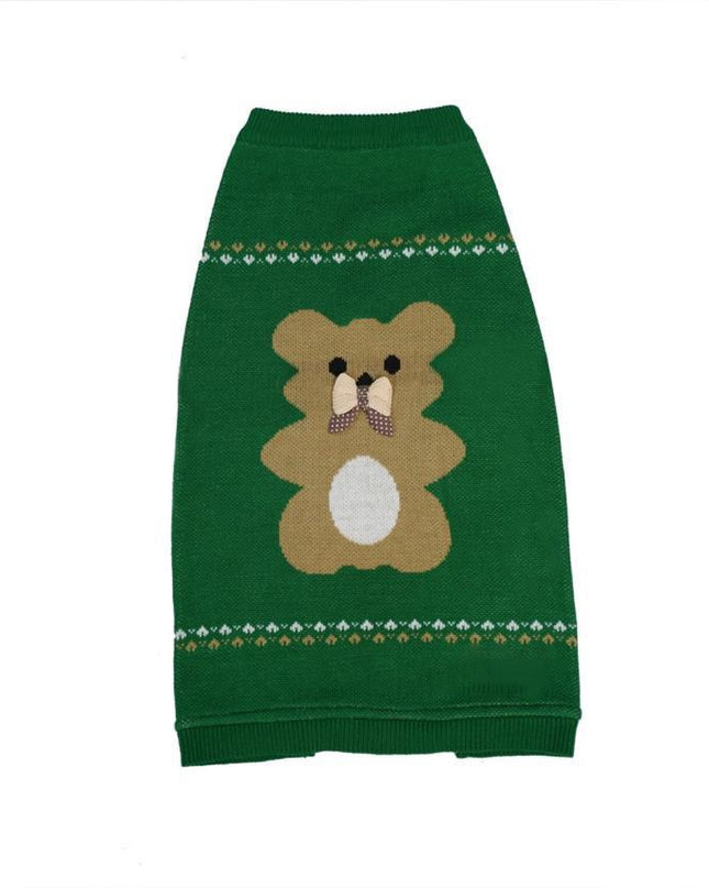 Green Teddy Sweater