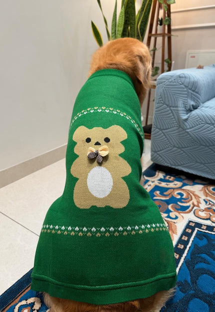 Green Teddy Sweater