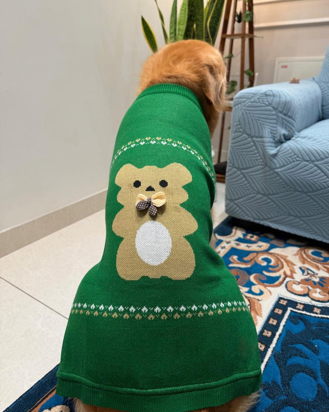 Green Teddy Sweater