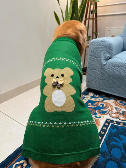 Green Teddy Sweater