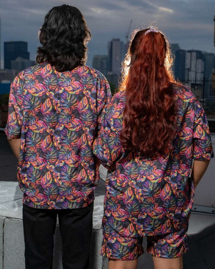 Neon Tropical Couple