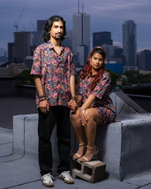 Neon Tropical Couple