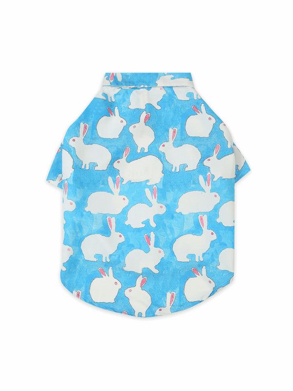 Blue Bunny Dog Shirt