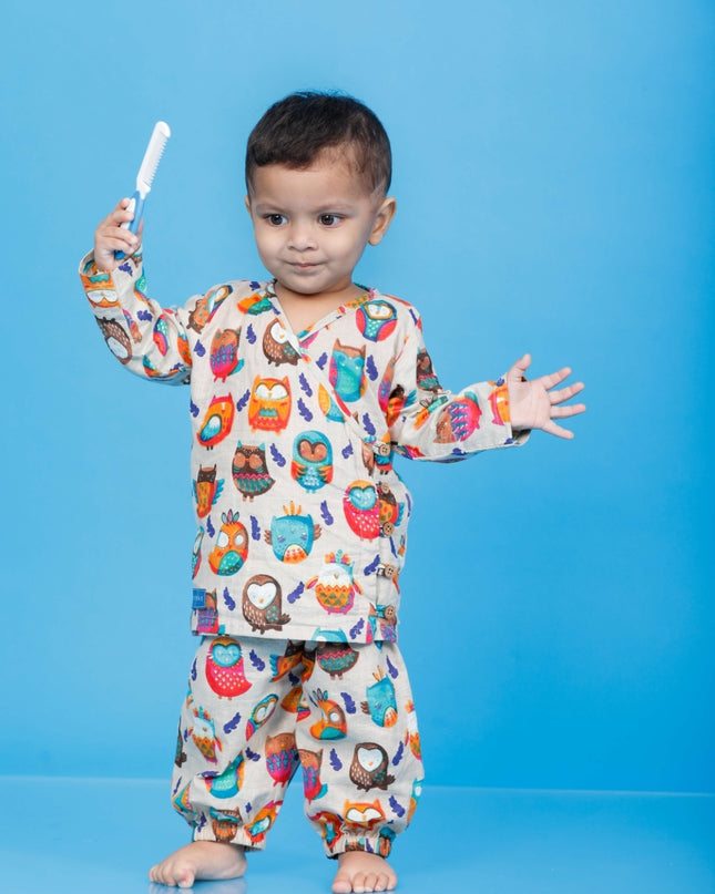 Joyful Owl Co-ord Set Boy