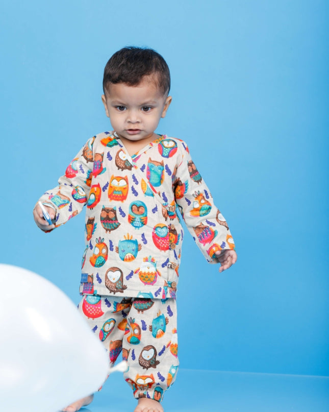 Joyful Owl Co-ord Set Boy
