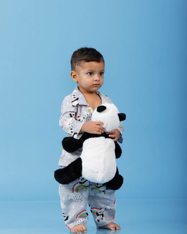 Colorful Panda Sleep Suit Boy