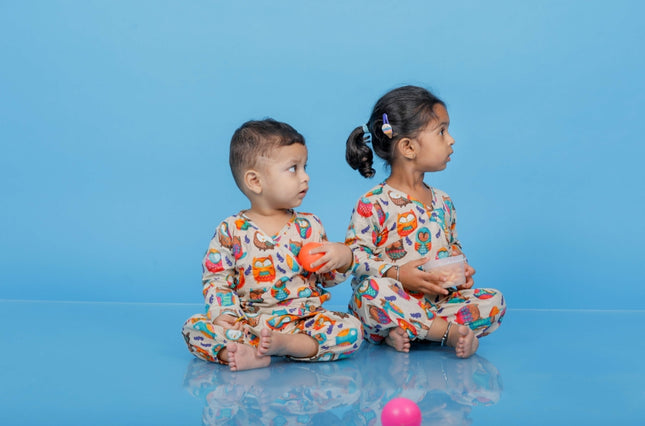 Joyful Owl Co-ord Set Kids