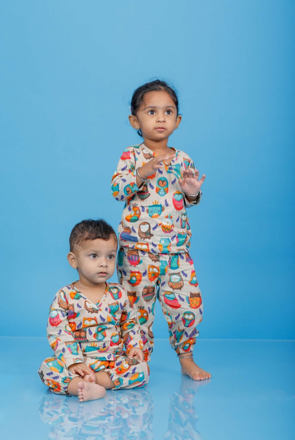 Joyful Owl Co-ord Set Kids