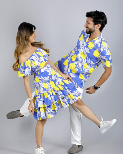 Santorini Couple and Daughter