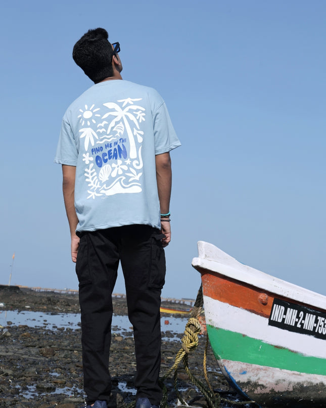 OCEAN MEN OVERSIZED TEE