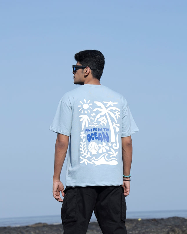 OCEAN MEN OVERSIZED TEE