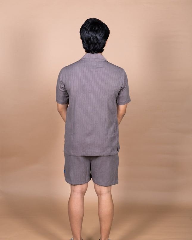 Grey Crinkle Co-ord