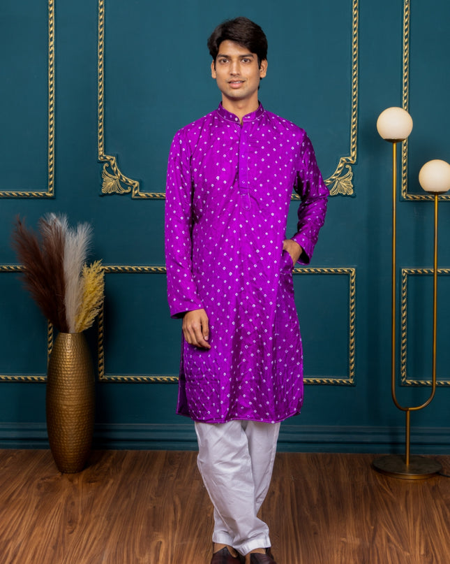 OG PURPLE BANDHANI MEN