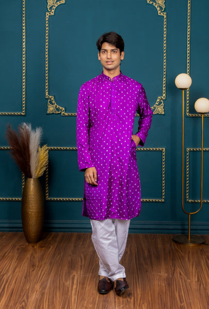 OG PURPLE BANDHANI MEN