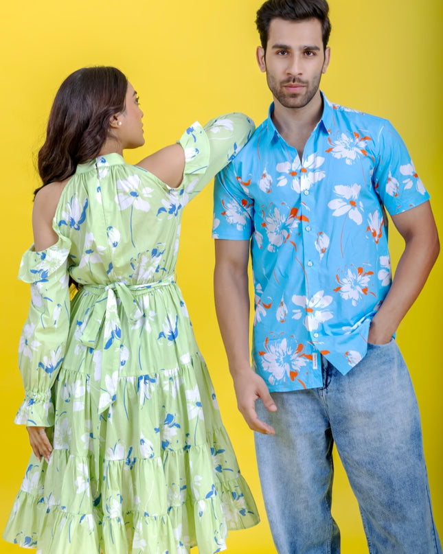 Lime Lily Cross Twinning