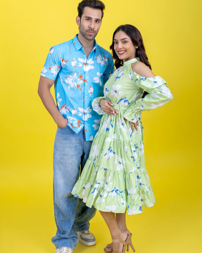 Lime Lily Cross Twinning