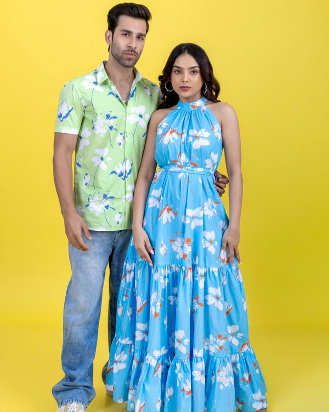 Blue Lily Cross Twinning