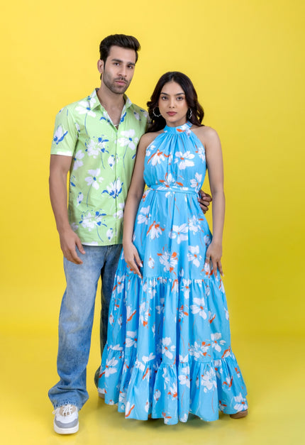 Blue Lily Cross Twinning