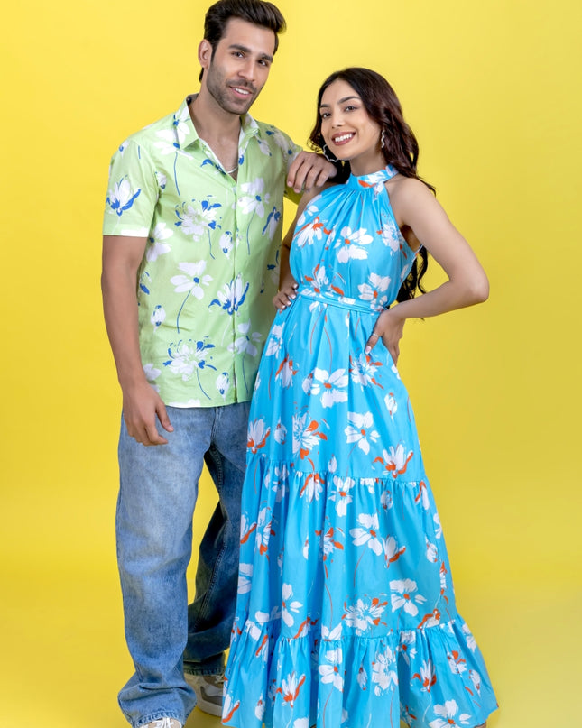 Blue Lily Cross Twinning